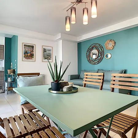 Apartment Centre Beau T3 6 P Terrasse Wifi Pkg Clim Antibes